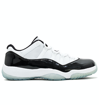 Jordan 11 low cut hot sale black