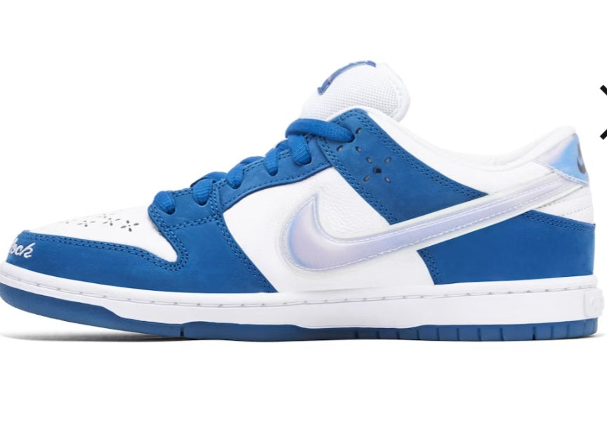 NIKE SB DUNK LOW X BORN X RAISED WHITE BLUE