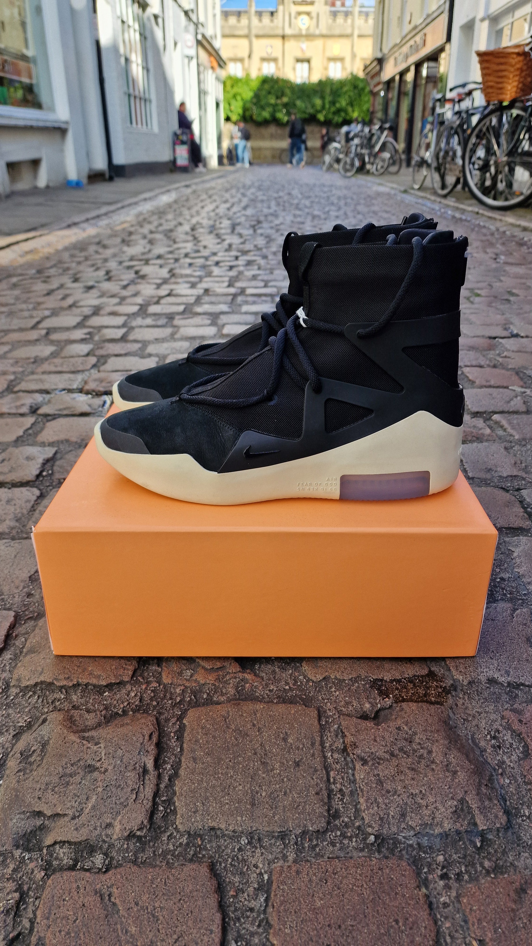 Nike Air Fear Of God 1 Black UK 9.5 USED