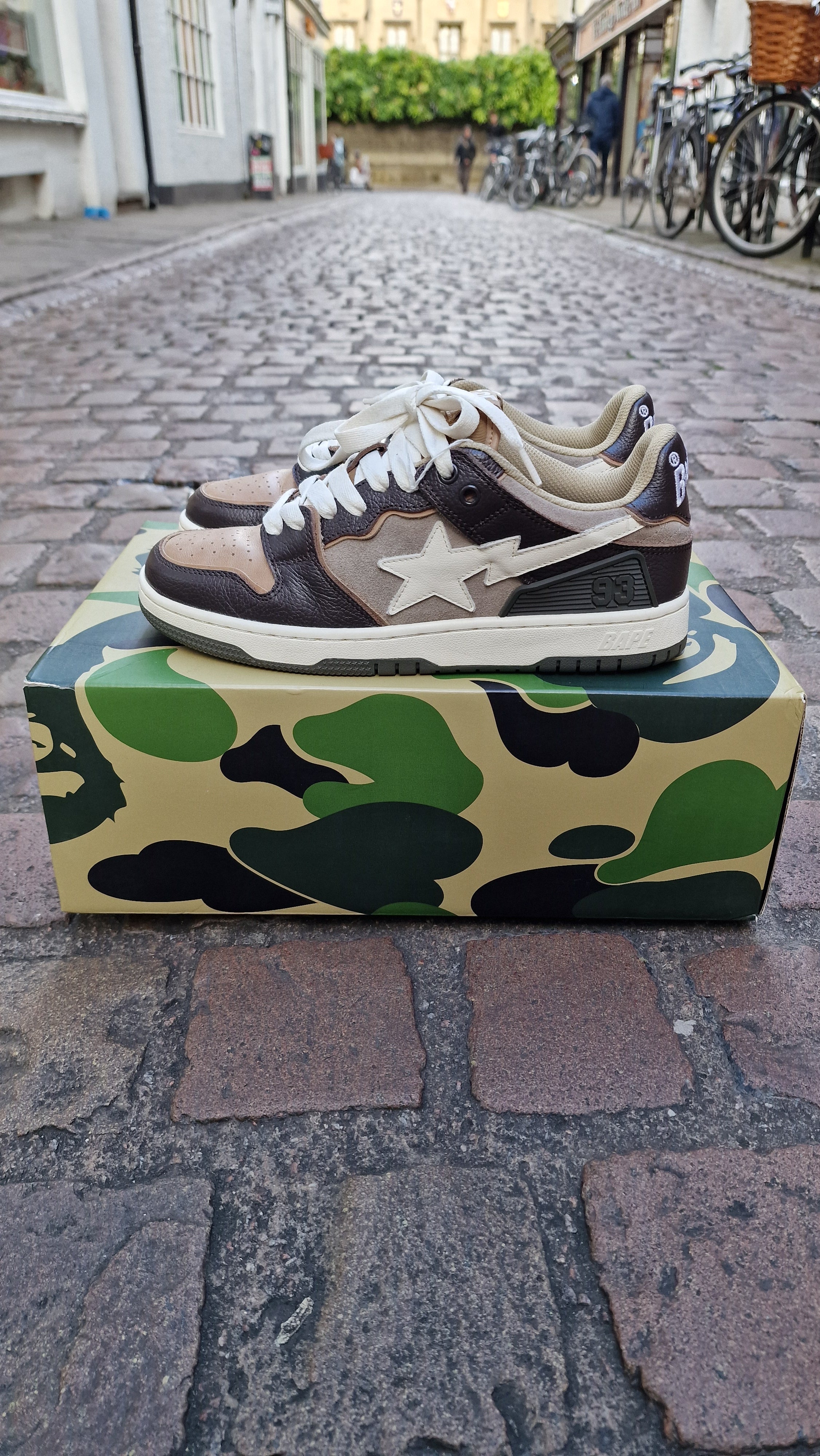 Bape Sk8 Sta Beige UK 6 USED