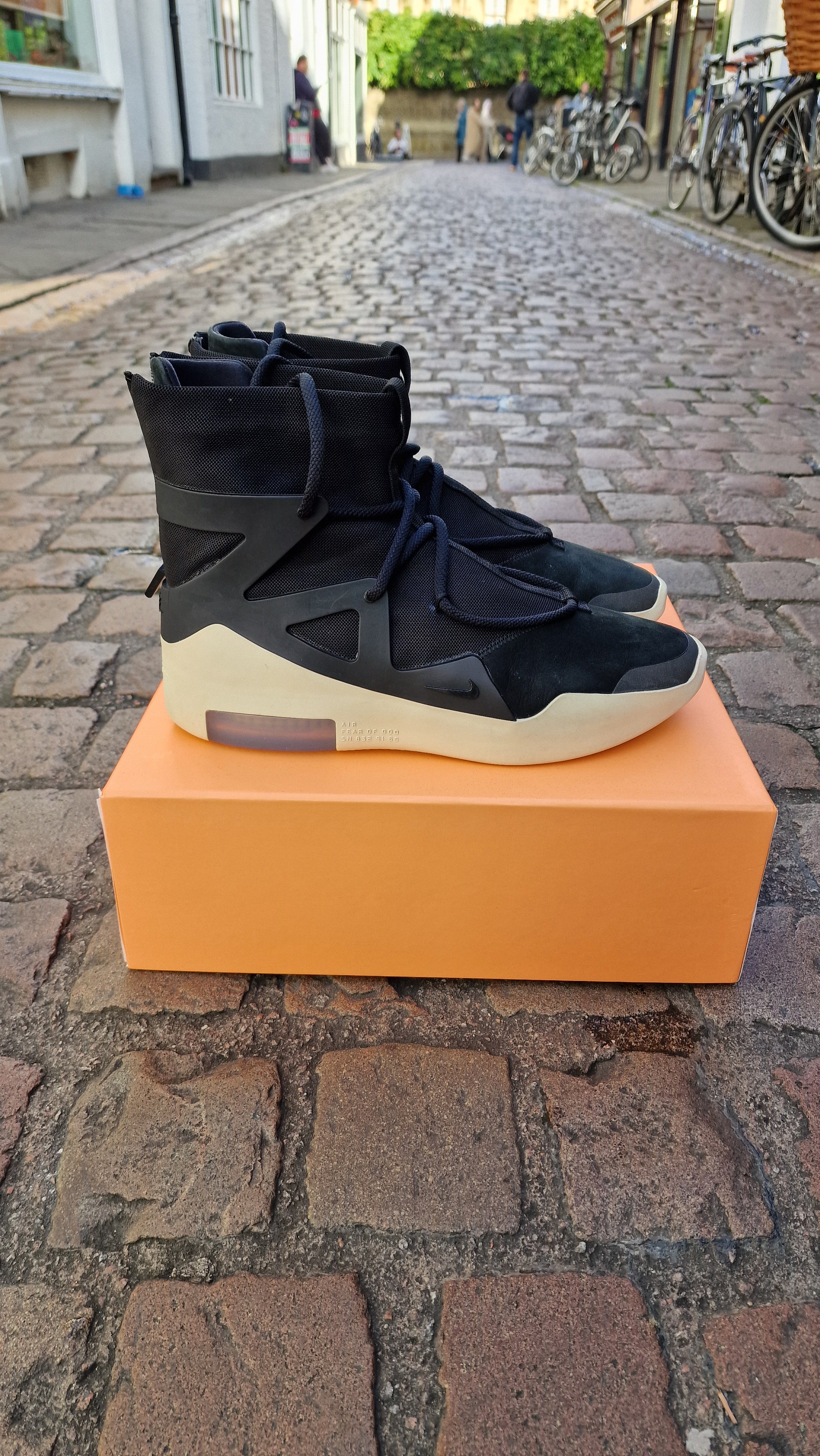 Nike Air Fear Of God 1 Black UK 9.5 USED