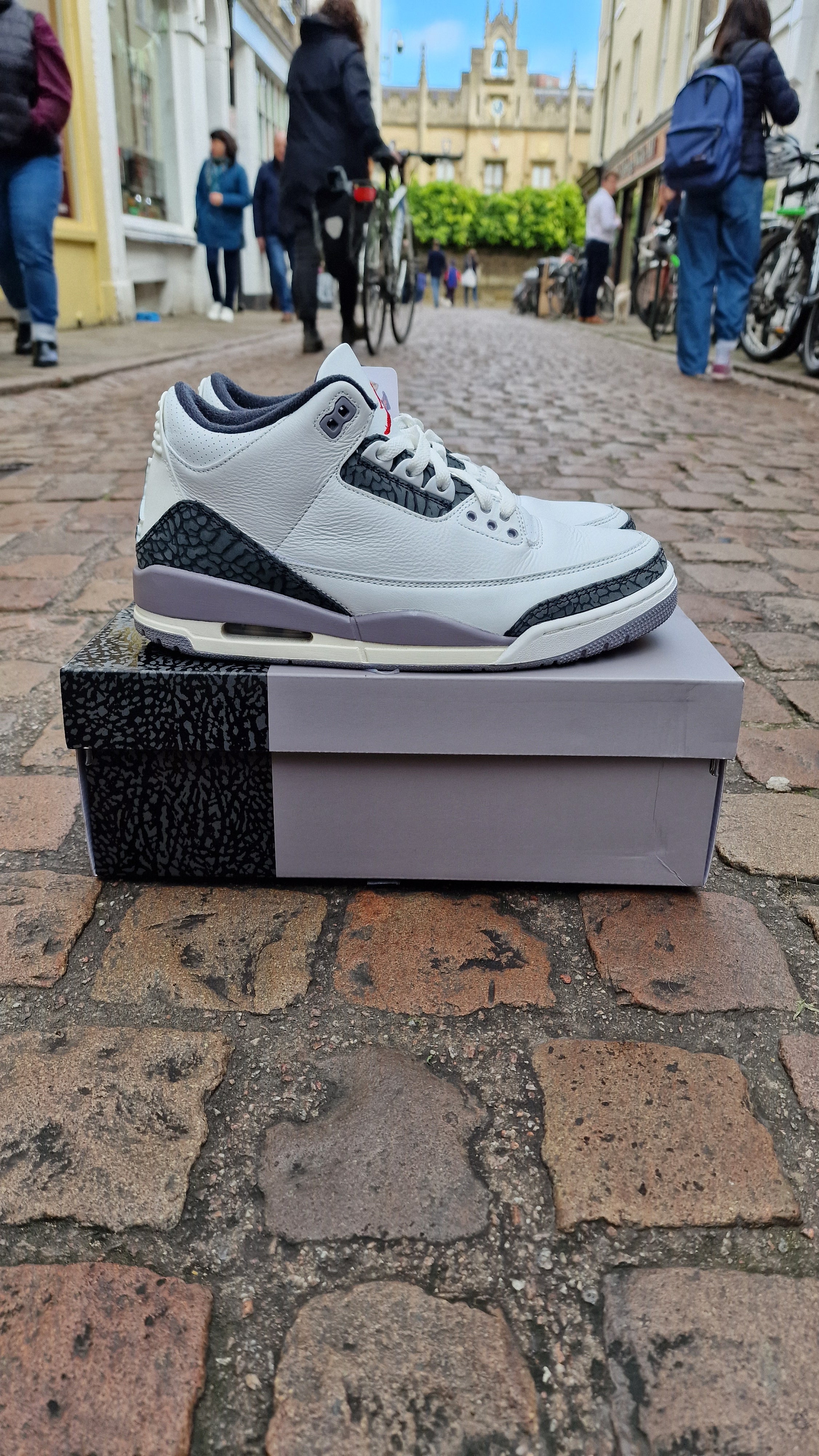 Jordan 3 Retro Cement Grey UK 8.5 USED