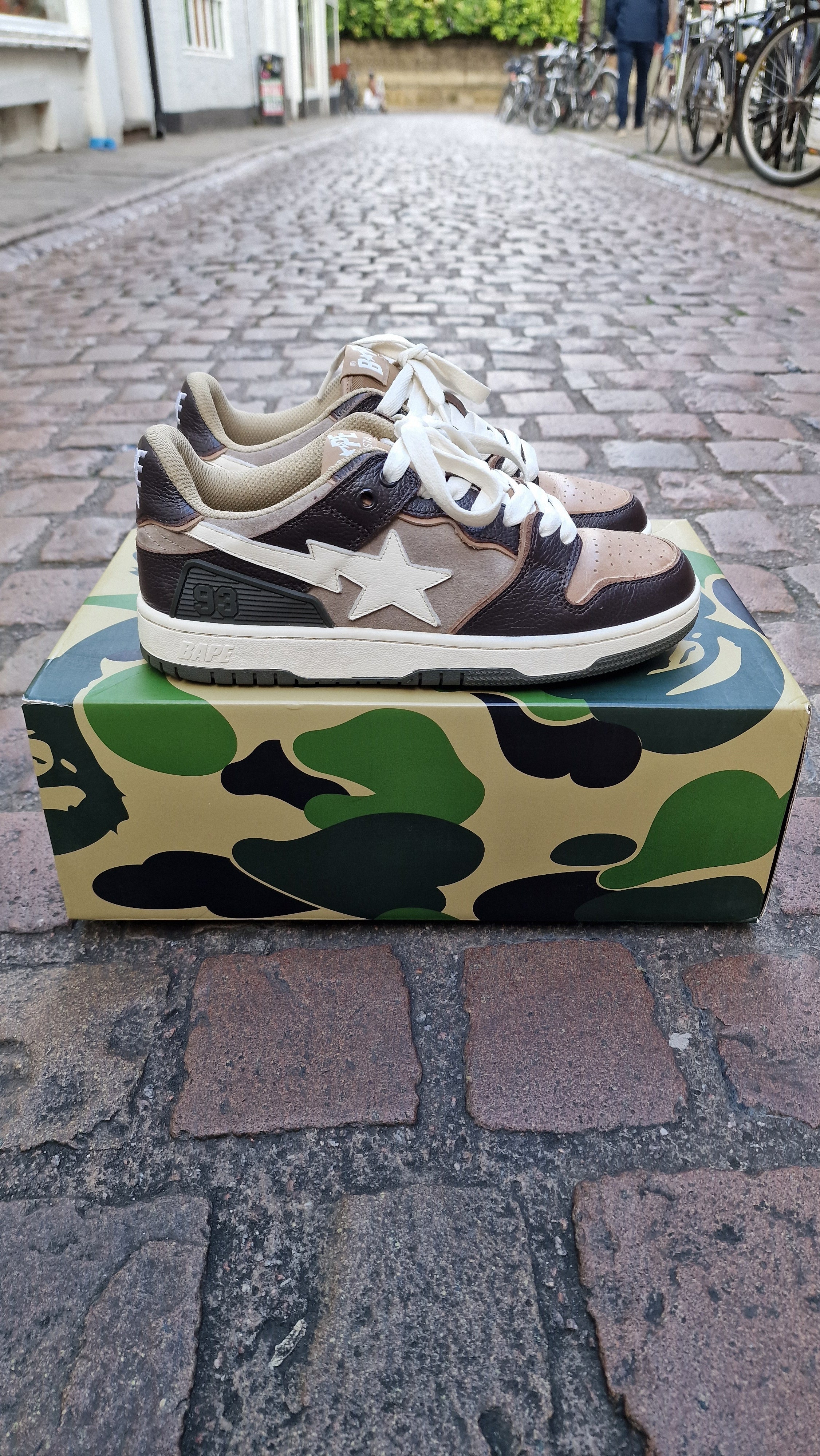 Bape Sk8 Sta Beige UK 6 USED