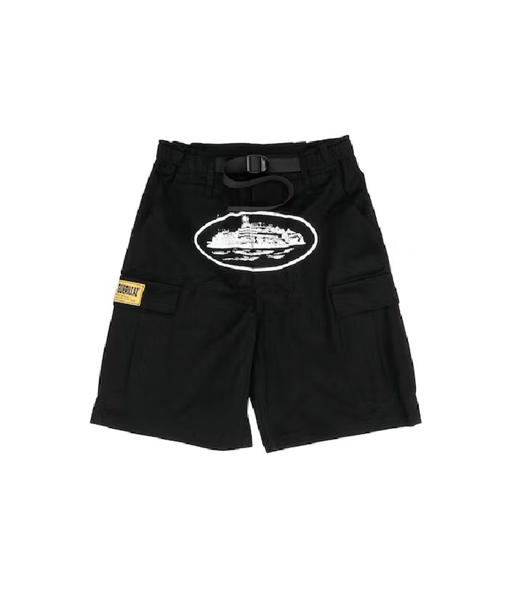 Corteiz Alcatraz Shorts - Black